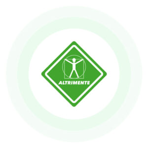 Logo de la charte de l'entreprise "Altrimente". Version mobile uniquement