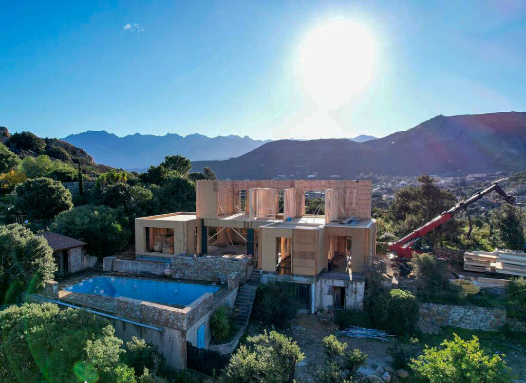 Villa ossature bois - Calvi- Corse